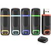 Vansuny Chiavette USB 16 GB, Vansuny 5 Pezzi Penna USB 3.0 16GB con Indicatore LED, Pen Drive 16 Giga con Cappuccio Protettivo, Memoria USB 3.0 per PC/Laptop/Notebook
