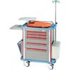 Doctorpoint Carrello Multifunzione Modulare - 5 Cassetti - 85x52xh.101cm - Completo