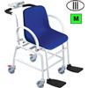 Doctorpoint Bilancia Sedia Pesapersone Digitale - Wunder Mod. De5 - Classe Iii - Portata 300kg - Blu