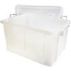 GIGANPLAST Cassetta box trasparente cm 62x40x31 litri 60 con coperchio