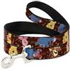 Buckle-Down Buckle Down Disney Winnie The Pooh Character Poses guinzaglio del Cane 2,5 cm di Larghezza