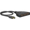 goobay 58487 Commutatore HDMI 3 in 1 out / 4K a 30Hz (2160p) Splitter HDMI/Commutatore HDMI 1.4 per PS4, PS5, laptop o monitor
