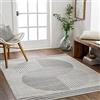 Livabliss Mombasa Tappeto Salotto Moderno per Casa, Sala da Pranzo e Cucina Tappeto Geometrico Astratti Neutri Aztechi Stile Boho, leggera da Pulire, Ampio 160x216cm, Crema, Grigio e Beige