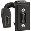 Bticino K4284P Connettore HDMI 2.0 Preconnesso, Living Now, 1 Modulo