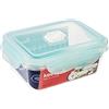 keeeper Contenitore per Alimenti a Clip, 14 x 11 x 6,6 cm, 0,45 l, Tina Tritan, Acquamarina