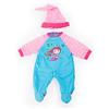 Bayer Design bambole 40-46cm, pagliaccetti, berretto con bel motivo a sirena, vestito, Colore turchese, rosa, 84680AA