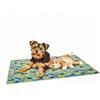 Croci Breeze - Tappetino Refrigerante per Animali 50x40cm Senza Corrente o batterie - Tappeto Inserto con Gel rinfrescante per Cani, Taglia S, Fantasia Limoni