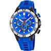 Festina Orologio Modello F20450/7 della Collezione Chrono Sport, Cassa 44 mm Cinturino in Acciaio Blu per Uomo