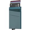VULKIT Porta Carte di Credito Schermato Pop-Up Portafoglio Sottile Uomo o Donne in Alluminio Rigido con Tasca Negozi Carte e Banconote, Verde Smeraldo
