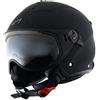 Astone Helmets - MINIJET S SPORT monocolor - Casque jet compact - Casque de moto look sport - Casque de scooter mixte - Casque en polycarbonate - Matt black XS