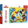 Trefl 30 Elementi Colorati con Personaggi Disney, Mickey, Intrattenimento creativo, Divertimento per bambini dai 3 anni Puzzle, Colore, Topolino e la Casa Felice, 18289