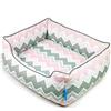 LUBEN Divano Spring Chevron M Rosa, Nero
