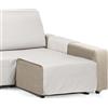 Martina Home Copri chaise longue imbottito Diamond, 200 cm, Lino - Universale
