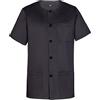 MISEMIYA - Abbigliamento Lavoro Signore Collo Tondo Maniche Corte Uniforme Clinica Ospedale Pulizia Veterinario IGIENE OSPITALITÁ Ref. 832 - Small, Nero