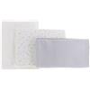 Cambrass -Set 3 pezzi lenzuola minculla-basso, piano di lavoro e federa-100% cotone-Magia Grigio 80x120x1 cm