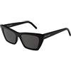 YVES SAINT LAURENT Saint Laurent Occhiali da sole Cat Eye, SL 276 MICA BLACK/GREY donna