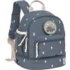 Lässig Zaino per bambini con fascia toracica Zaino asilo 27 cm, 6,5 litri, 3 anni/Mini Backpack Happy Prints blu scuro