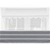 Angerer Paravista per Balcone Design No. 2800 Grigio, 90 cm, Lunghezza: 8 Metro