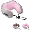 MAGIC SELECT Massaggiatore Collo e Cervicale. Cuscino Elettrico a forma di U. Ricaricabile tramite USB. Ufficio, Casa, Viaggio. (rosa)