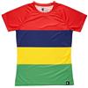 hoopoe running apparel HOOPOE Maglietta da Corsa Donna Isola di Mauritius, Manica Corta, DryClim, Gym, T-Shirt Running, Sportivi, Originale, Divertente, LesQuatreBands Taglia L
