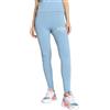PUMA Leggings unisex Squad a vita alta, blu zen, XS EU