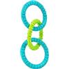 Jazwares Wham-O Pets Chewla-Hoop - Tiratore a catena a 3 anelli, giocattolo per cani Tug-of-War