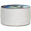 Corderie Italiane 006036760 Cordino Colorato Hobby, Bianco, 3 mm, 90 mt