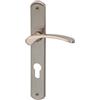 Alpertec Porta Alpertec Amos - LS in ottone e acciaio inox colori per casa un corridoio porte PZ pulsante set maniglia porta guarnizioni, 32740313