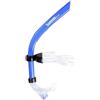 SwimmerShop Tubo Respiratore Snorkel Boccaglio Frontale Nuoto Allenamento con Valvola di Spurgo - Adulto (Blu)