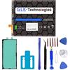 GLK-Technologies Batteria di ricambio ad alta potenza, compatibile con Samsung Galaxy Note 20 Ultra 5G (N986B) EB-BN985ABY GLK Technologies accu 4700 mAh | incl. kit di attrezzi professionali