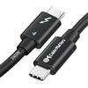 Cable Matters [Certificato Intel] Cavo Thunderbolt 4 da 40 Gbps con video 8K e ricarica da 240 W da 1 m - Retrocompatibile con Thunderbolt 3, USB4, USB-C