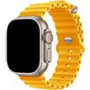 HdanMole Silicone Ocean Cinturini Compatibile con Apple Watch Ultra 2 / Ultra 49mm 45mm 46mm 44mm 42mm 41mm 40mm 38mm, Soft Sport Cinturino per Serie 10 iWatch Ultra 9 8 7 6 5 4 3 2 1 SE, Giallo