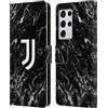 Head Case Designs Licenza Ufficiale Juventus Football Club Nero Marmoreo Custodia Cover in Pelle a Portagoglio Compatibile con Samsung Galaxy S21 Ultra 5G