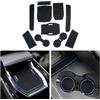 CDEFG Compatibile con Renault Austral/Espace VI 6 2022-2025 2026, Tappetino Antiscivolo Antipolvere Antigraffio Tappetini in Gomma Portabicchieri per Interni Auto Austral E-Tech 2025 Accessori (Blu)
