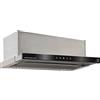 Kaiser Olan EA 644 Eco - Cappa aspirante incassabile - 60 cm - 910 m³/h - LED illuminazione - vetro nero acciaio inox