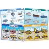 merka Set di 4 Tovagliette Educative per Bambini - Anti Scivolo & Lavabile (Trasporto)
