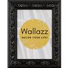 Wallazz Cornice Portafoto in Legno Pregiato - Made in Italy - Vetro Sintetico Infrangibile Crilex - Disponibile in Diverse Varianti - Design Italiano e Qualità Artigianale,50x70cm profilo Nero