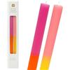 Talking Tables Ombre - Candele coniche per cena senza profumo, rosa e giallo, confezione da 2