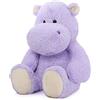 MorisMos Ippopotamo Peluche Gigante 90 cm, Viola Kawaii Hippo di Peluche Grande Morbido Coccoloso, Carini Regalo Natale per Lei Bambini Ragazze Ragazzi Donna Mamma Compleanno San Valentino