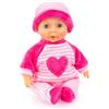 Bayer Design 92802AS Prima bambola, da coccolare, occhi che si chiudono, corpo morbido, rosa, 28cm