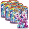 CRAZE MAGIC PONYS, Bellissimi Pony da collezionare, Giocattoli per bambina, 6 da 18 diverse figure di pony, senza microplastiche, Figure assortiti