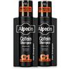 Alpecin Coffein Shampoo C1 Black Edition 2 x 250ml | Shampoo naturale crescita die capelli uomo | Shampoo anticaduta uomo