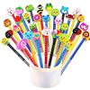 Jatidne 24 Matite Bambini Regalo Feste Gadget Compleanno Bambini Matite con Gomma Simpatiche Progettazione Animale Regali Fine Festa