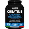 Bandini® Creatina Monoidrata Micronizzata 1kg/1000g in Polvere Pura e Vegana al 100% - Integratore Alimentare per Palestra, Sport, Fitness e Pre Workout - A base di Creatine Monoidrato