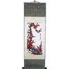 lachineuse - Kakemono Fiore di Prugno - Arazzo da Parete - Decorazione Giapponese da Appendere - 100 x 30 cm - Simbolo di Speranza - Stampa Giapponese - Colore Grigio - Idea Regalo Giappone Asia