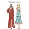 Vogue Patterns Vogue Pattern - Set da cucito in carta, tinta unita, misura: S/M