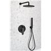 Keller taps KIT DOCCIA COMPLETO KELLER TAPS SERIE WINTER NERO OPACO CON DEVIATORE WN14009/25 NO