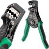 hb-digital Pinza spelafili automatica per cavo solare, Ø 2,5/4/6 mm², strumento spelafili di precisione, filo stripper tool kit