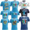 BrolloGroup Maglietta Campioni d'Italia 2025 4 Scudetti Peperoncino Personalizzabile con Nome e Numero Maglia Calcio Zeus Mida Calcio Scudetto Napoli PS 41076-NAP-1