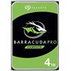 Seagate BarraCuda Pro, 4 TB, Hard Disk Interno, SATA 6 GBit/s, 3.5, 7.200 RPM, per PC Desktop, 2 Anni di Servizi Rescue (ST4000DM006)
